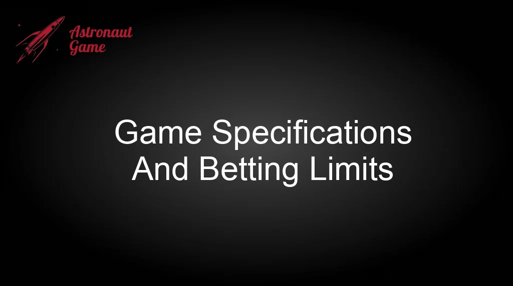 Astronaut 100Hp Game Specifications And Betting Limits Astronaut 100Hp Game Specifications And Betting Limits